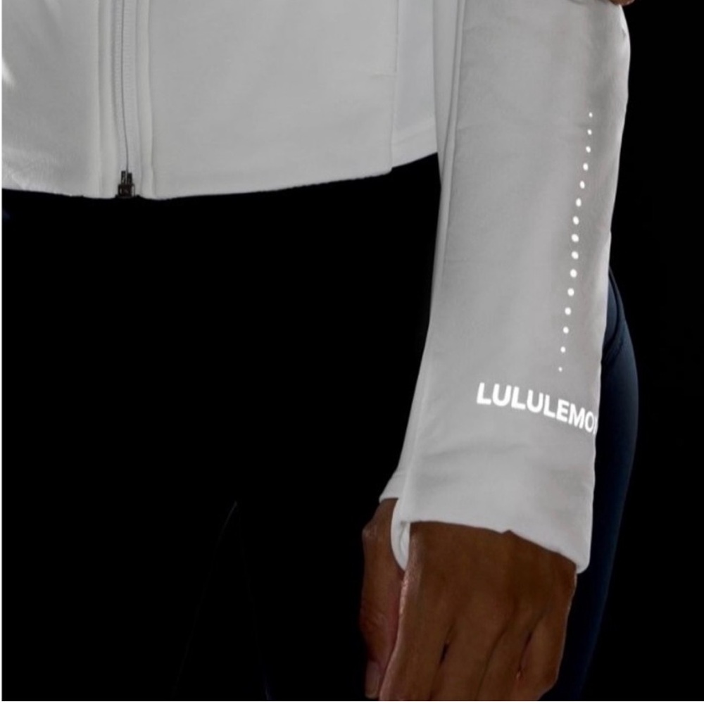 lululemon athletica Women's Push Your Pace White Jacket - Picture 4 of 10